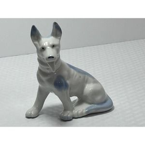 Vintage‎ Figurine Dog German Shepard Stamped Japan